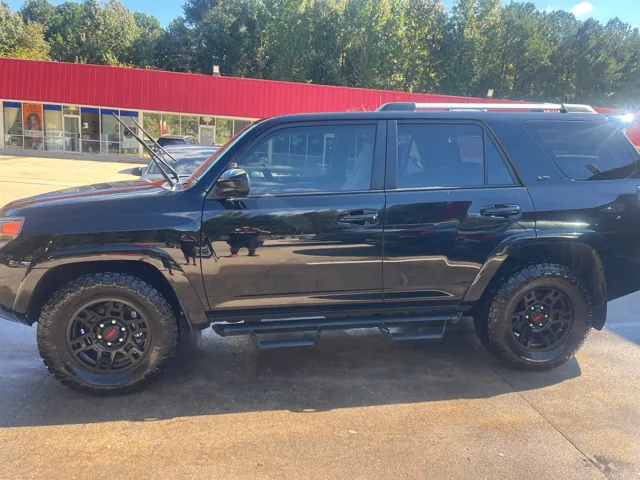Black SUV outside Redline Auto Detailing